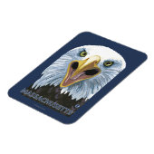 MassachusettsEagle Up Close マグネット (左側)