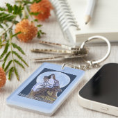 MassachusettsHowlingのオオカミ キーホルダー (正面右)
