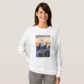 MassachusettsSeaは場面を騙します Tシャツ (正面フル)
