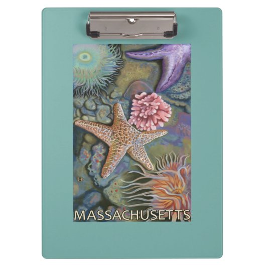 MassachusettsTidepool場面 クリップボード (正面)