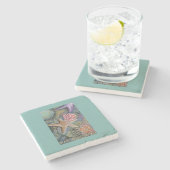 MassachusettsTidepool場面 ストーンコースター (横)