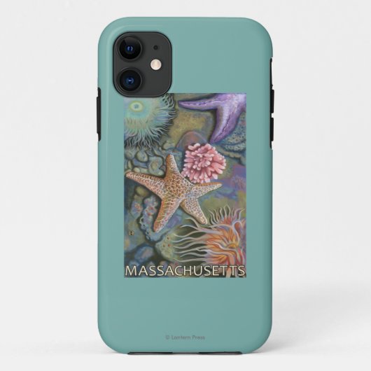 MassachusettsTidepool場面 Case-Mate iPhoneケース (裏面)