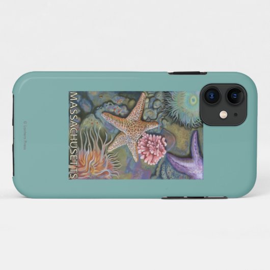 MassachusettsTidepool場面 Case-Mate iPhoneケース (裏面(横))