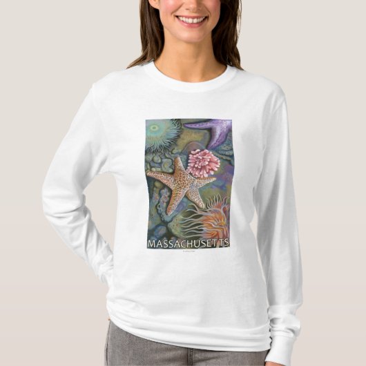 MassachusettsTidepool場面 Tシャツ (正面)