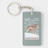MassachusettsWolf場面 キーホルダー (正面)