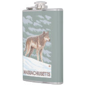 MassachusettsWolf場面 フラスク (左)
