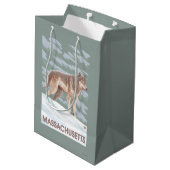 MassachusettsWolf場面 ミディアムペーパーバッグ (裏面アングル)