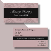 Massage モダン Business Card 名刺