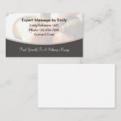 Massage モダン Business Card 名刺 (正面/裏面)