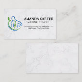 Massage Back Diagramロゴ 名刺 (正面/裏面)