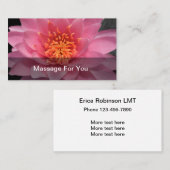 Massage Business Cardテンプレート 名刺 (正面/裏面)