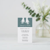 Massage Business Cardテンプレート 名刺 (スタンド正面)