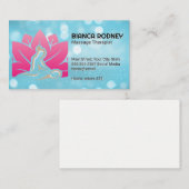 Massage Floral Logo 名刺 (正面/裏面)