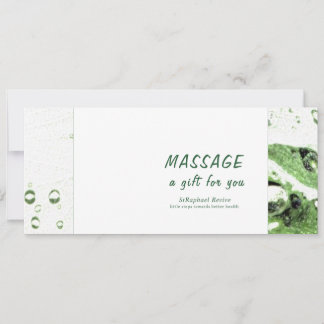 Massage Gift Card セーブザデート