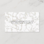 Massage Lotus Flower Logo | Spa Resort 名刺 (裏面)