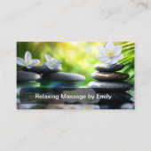 Massage Therapist Appointment Cards 予約カード (正面)