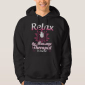 Massage Therapist  for Women Relax Physical Therap パーカ (正面)