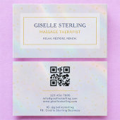 Massage Therapist Holographic 名刺