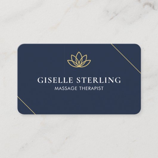 Massage Therapist Lotus Professional 名刺 (正面)