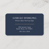 Massage Therapist Lotus Professional 名刺 (裏面)