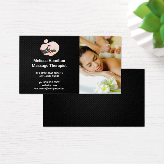 Massage Therapist | Spa Logo (デスク)