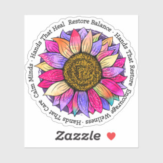 Massage Therapy, Reiki & Reflexology シール