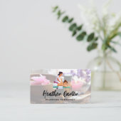 Massage Therapy | Spa Oils Salts 名刺 (スタンド正面)