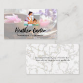 Massage Therapy | Spa Oils Salts 名刺 (正面/裏面)