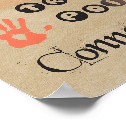 Massage Therapy Words Poster Art ポスター (角)