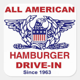 Massapequaのすべてのアメリカのハンバーガードライブ スクエアシール