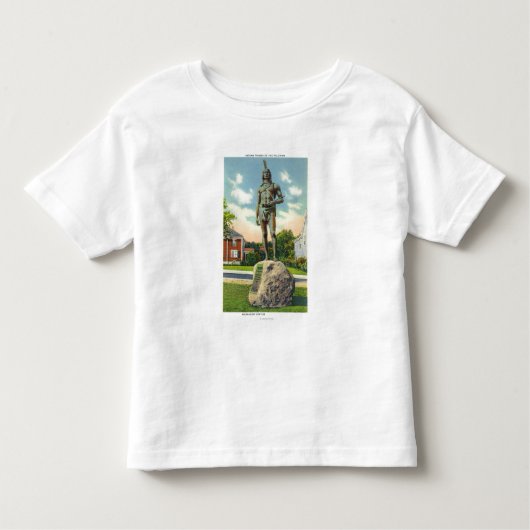 Massasoitの彫像の眺め# 2 トドラーTシャツ (正面)
