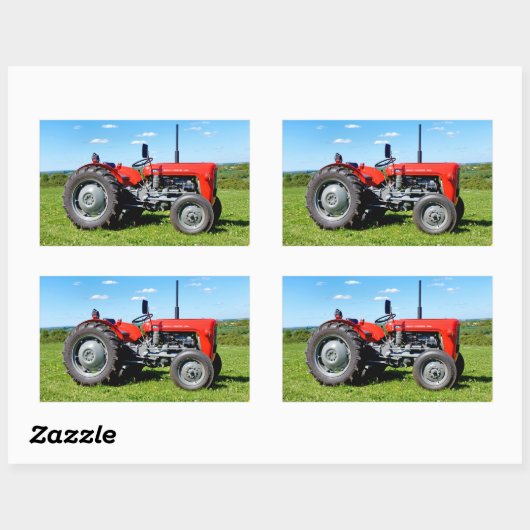 Massey Ferguson 35 tractor 長方形シール (シート)
