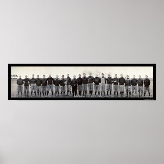 Massillon Tigersサッカー写真1905 ポスター (正面)