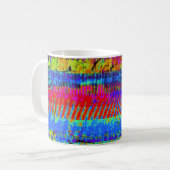 "Massive Capital V2" abstract coffee mug コーヒーマグカップ (正面左)
