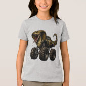 Massive King Cobra Monster Truck トライブレンドＴシャツ (正面)