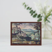 Massys Cornelisによる風景の中の聖ジェローム ポストカード (スタンド正面)