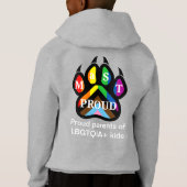 MaSTキッズ誇りを持ったフード付きスウェットシャツ (裏面)