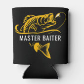 Master Baiter - Funny Fishing T-ShirtLightweight,  缶クーラー (裏面)