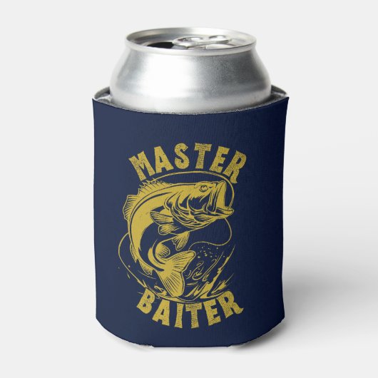 Master Baiter – Perfect Gift for Fishing Lovers  缶クーラー (缶正面)