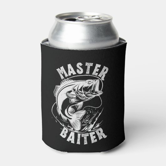 Master Baiter – Perfect Gift for Fishing Lovers 缶クーラー (缶正面)