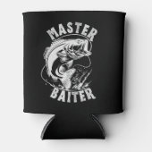 Master Baiter – Perfect Gift for Fishing Lovers  缶クーラー (正面)