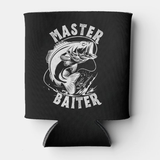 Master Baiter – Perfect Gift for Fishing Lovers  缶クーラー (正面)