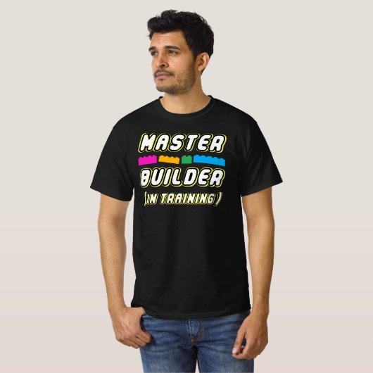 Master Builderのトレーニング – Build Wall Builder Tシャツ (正面フル)