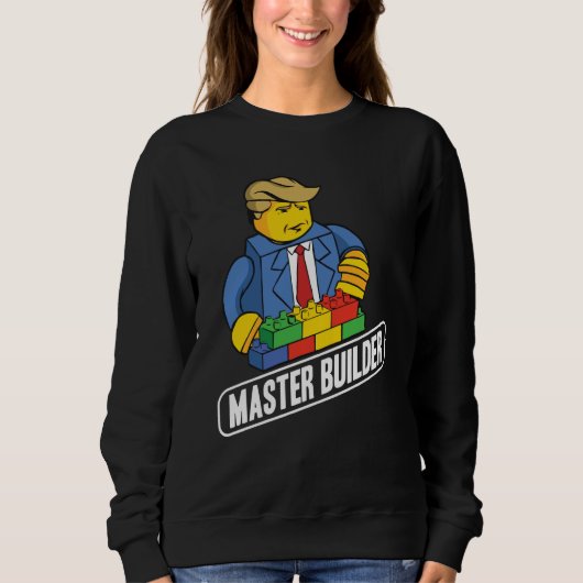 Master Builder Building Blocks Men Women Youth  25 スウェットシャツ (正面)