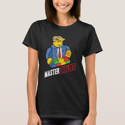 Master Builder Building Blocks Men Women Youth 27 Tシャツ (正面)