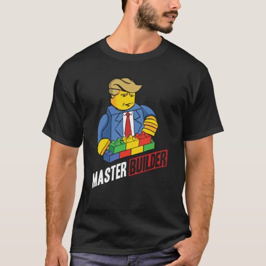 Master Builder Building Blocks Men Women Youth  27 Tシャツ (正面)