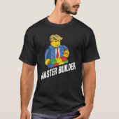 Master Builder Building Blocks Men Women Youth  28 Tシャツ (正面)