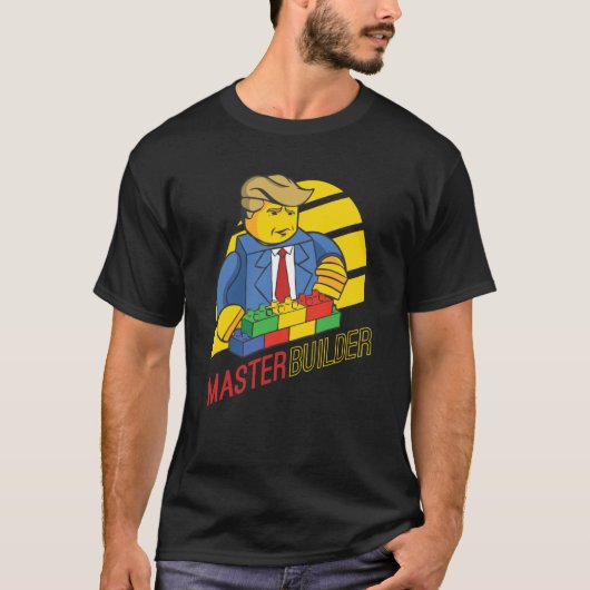 Master Builder Building Blocks Men Women Youth  7 Tシャツ (正面)
