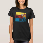 Master Builder Building Blocks Men Women Youth Tシャツ (正面)