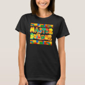 Master Builder Cool Builder Building Blocks Set To Tシャツ (正面)